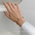 2021 Hot selling Lucky pull braided stainless steel non-fading bracelet